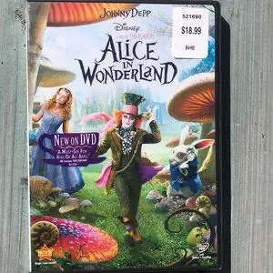 Disney | Other | Alice In Wonderland Dvd With Johnny Depp